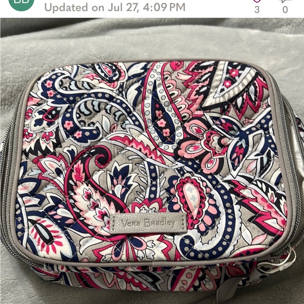 Vera Bradley Pink and White Women's Bag